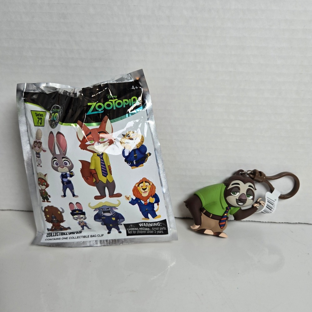 2026 Monogram Disney Zootopia 10th Anniversary Flash Chase Bag Clip Keychain